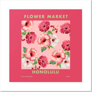 Flower Market Honolulu Posters and Art